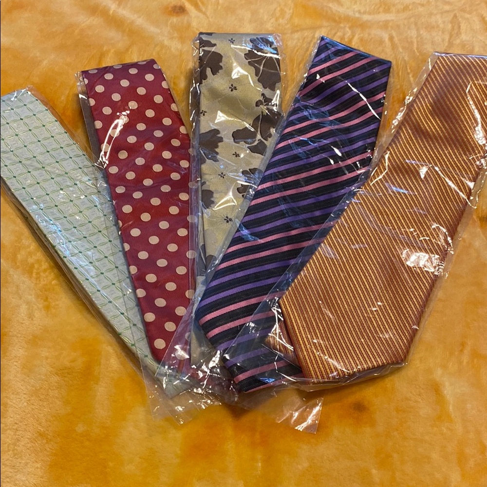 Set of Five Stylish Men's Ties
